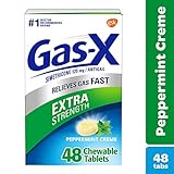 Gas-X Extra Strength Chewable Tablets, Peppermint 48 chewable tablets