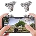 COCASES PUBG Mobile Game Controller Adjustable Touch Sensitive Shoot and Aim L1R1 Battle Royale Cellphone Game Trigger Joystick for Rules of Survival (Black-Transparent)thumb 3