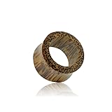 Dynamique Pair Of Organic Coconut Wood Flesh Tunnel