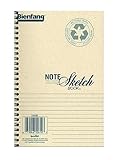 Bienfang Note Sketch Book horizontal format 8 in. x 5 1/2 in. [PACK OF 3 ]