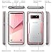 i-Blason Case Designed for Galaxy Note 8, Magma Series Built-in Screen Protective Clear Back Cover with Holster Heavy Duty Belt Clip Shell (Rosegold)