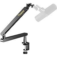 MAONO Microphone Arm, Mic Boom Arm with Cable Management Channels, Desk Clamp, Versatile Mounting, and Fully Adjustable, Heav