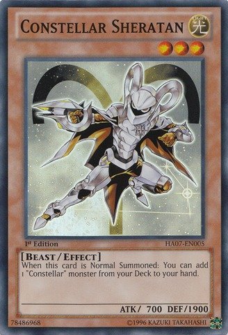 Yu-Gi-Oh! - Constellar Sheratan (HA07-EN005) - Hidden Arsenal 7: Knight of Stars - 1st Edition - Super Rare