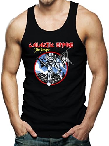 Star Wars Galactic Empire Trooper Iron Maiden Invasion Rarities Men's Tank Top