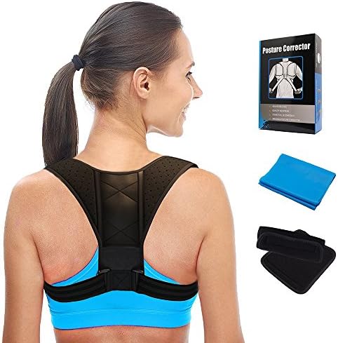 Posture Corrector for Men &amp; Women - Effective and Comfortable Adjustable Posture Brace for Clavicle Brace, Back Straightener and Posture Enhancer to Improve Bad Posture - Upper Back Pain Relief