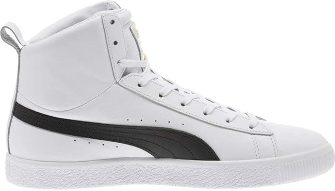 mens white leather high tops
