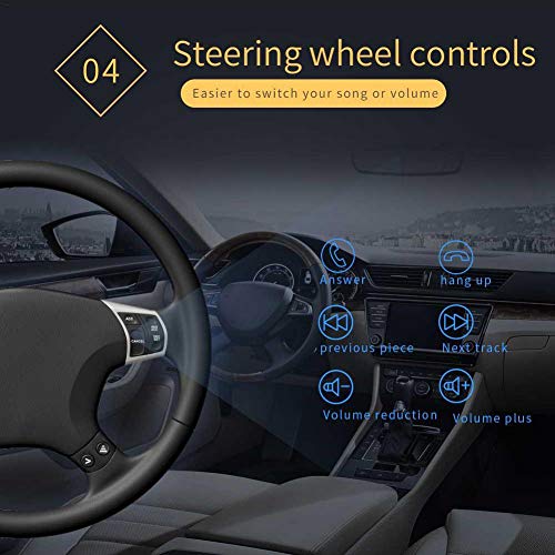 VOVI Car Stereo with 7 Inch 2 DIN Car Bluetooth Stereo Radio Car Mp5 Card Player Connected to The Camera Bluetooth Call Reversal Priority for Car - Thumbnail 2