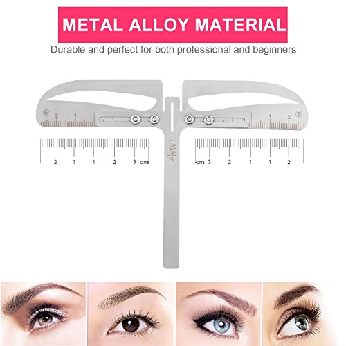 ELEVEN EVER Eyebrow Stencil Ruler kit- European Style eyebrow template Permanent Makeup Tools - Thumbnail 2