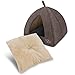Best Pet Supplies Best Pet SuppliesPet Tent-Soft Bed for Dog and Cat, Medium, Brown Linen
