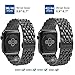 ImmSss Band Compatible for Apple Watch Series 4 40mm 44mm / Series 3 2 1 38mm 42mm for Women Men,Stainless Steel Band for Iwatch Replacement Strap