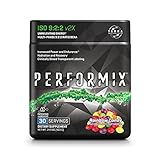 Performix ISO 9:2:2 v2x Multi-Phase BCAA - Recovery Powder, Essential Amino Acids, Energy and Endurance, Rainbow Candy, 30 Serving