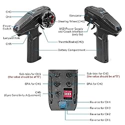 DUMBORC X6PM-350 2.4GHz 6CH Mini RC Radio