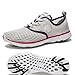 NDB Women's Mesh Lace-Up Quick Drying Aqua Water Shoes Breathable Lightweight Fashion Walking Shoes