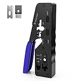 VCELINK RJ45 Crimp Tool, All-In-One Ethernet Pass