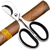 Cigar Cutter Stainless Steel Double Blade Guillotine Cigar Scissors Cutter for Cigars