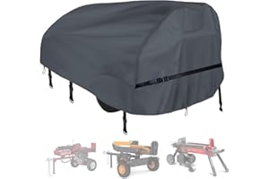 CHENGNAN Log Splitter Cover (89×45×39 inch) for 15-45tons Log Splitter All Weather Protection, Cover for Wood Splitter,Log Splitter Cover Waterproof Heavy Duty, Cover for Wood Splitter,Gray