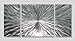 Enlivenment III Abstract Metal Wall Art - 3 Panel, 50 x 24 Inches - Modern Luxury 3D Multi-Panel Metal Wall Decor for Bedroom, Living Room - Large Elegant Contemporary Wall Decoration by Jon Allen