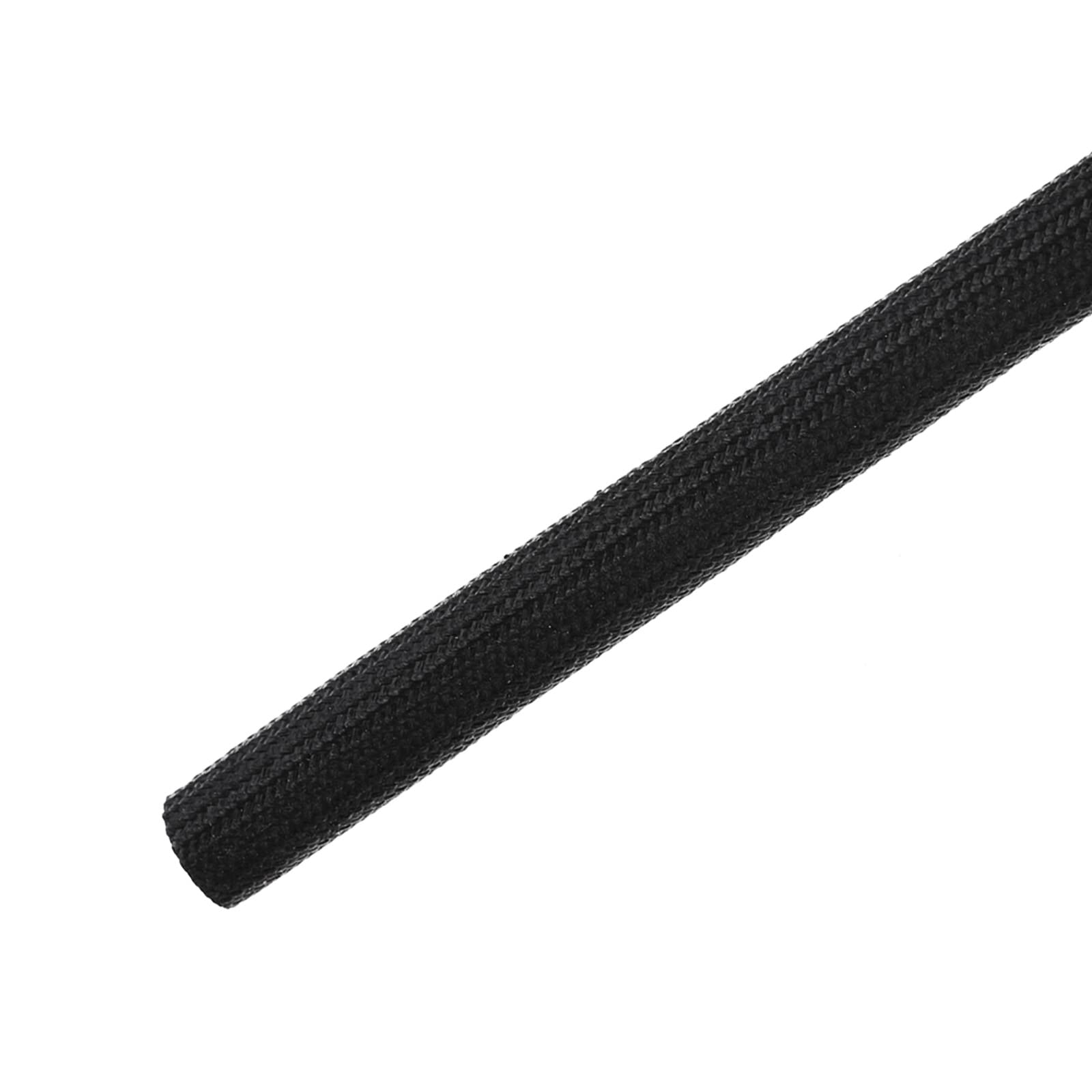DMiotech 10mmx10m Fiberglass Sleeve Insulating Small Lines Fabric Tubing for Wire Protecting with Resin Black