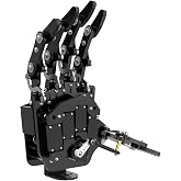 Robot Hand Five Fingers Solely Movement Bionic Robot Mechanical Arm DIY, Right Hand