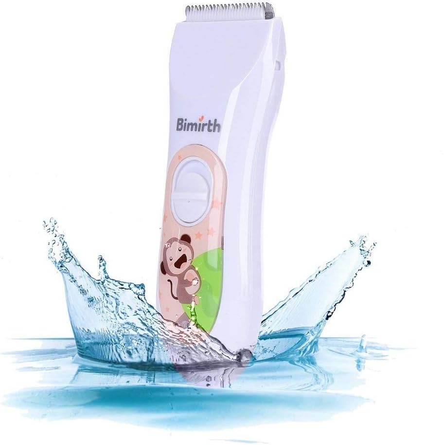 Baby Hair Clippers - Electric Kids Hair Trimmer with 3 Guide Combs,Professional Safety Low Noise Rechargeable Waterproof Cordless Hair Cutting Kit for Children