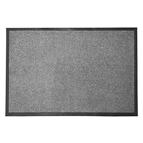 casa pura Entrance Mat | Europe's # 1 Front Door Mat for Home and Business | Gray - 24" x 72"