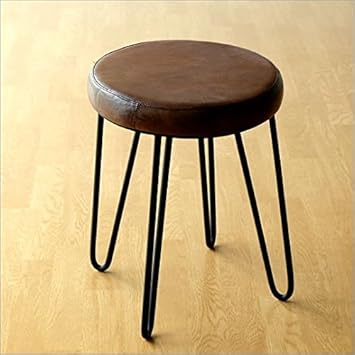 Amazon スツール レザー 本革 アイアン 丸椅子 丸イス おしゃれ Amazon スツール レザー 本革 アイアン 丸椅子 丸イス おしゃれ
