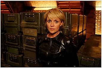 Amanda Tapping 8 x 10 Photo Stargate SG-1 Black Leather Jacket in