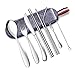 Portable Utensils, Travel Cutlery, 9-Piece Including Knife Fork Spoon Portable Chopsticks Cleaning Brush Reusable Straws Portable Bag, Stainless Steel Flatware Set