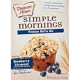 Duncan Hines Simple Mornings Muffin Mix, Blueberry Streusel, 20.5 Ounce