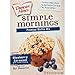 Duncan Hines Simple Mornings Muffin Mix, Blueberry Streusel, 20.5 Ounce