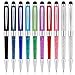 Stylus for iPhone 7/7Plus,SKOLOO 10 Pack 2 in 1 Crystal Capacitive Metallic Stylus & Ballpoint Pen for Samsung S8 Plus,S7 Edge,iPhone 6s/SE,iPad Pro,iPod,Android,All Universal Touch Screens Devices