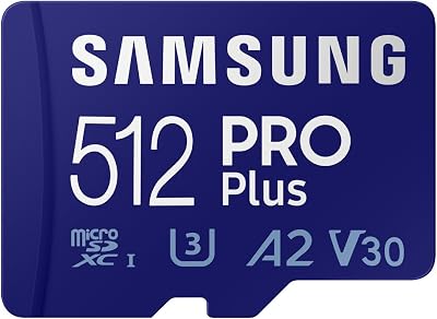 Samsung 512GB PRO Plus Micro SD Card High Speed 160/120MB s