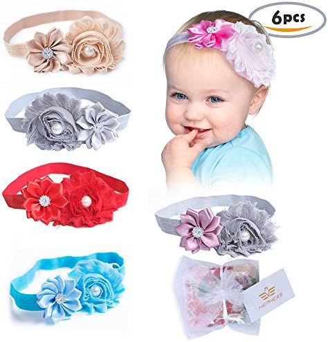 Baby Headband - Hepheas Baby Girl Hairband Elastic Hair Hoops for Toddlers Newborn Teens (T01)