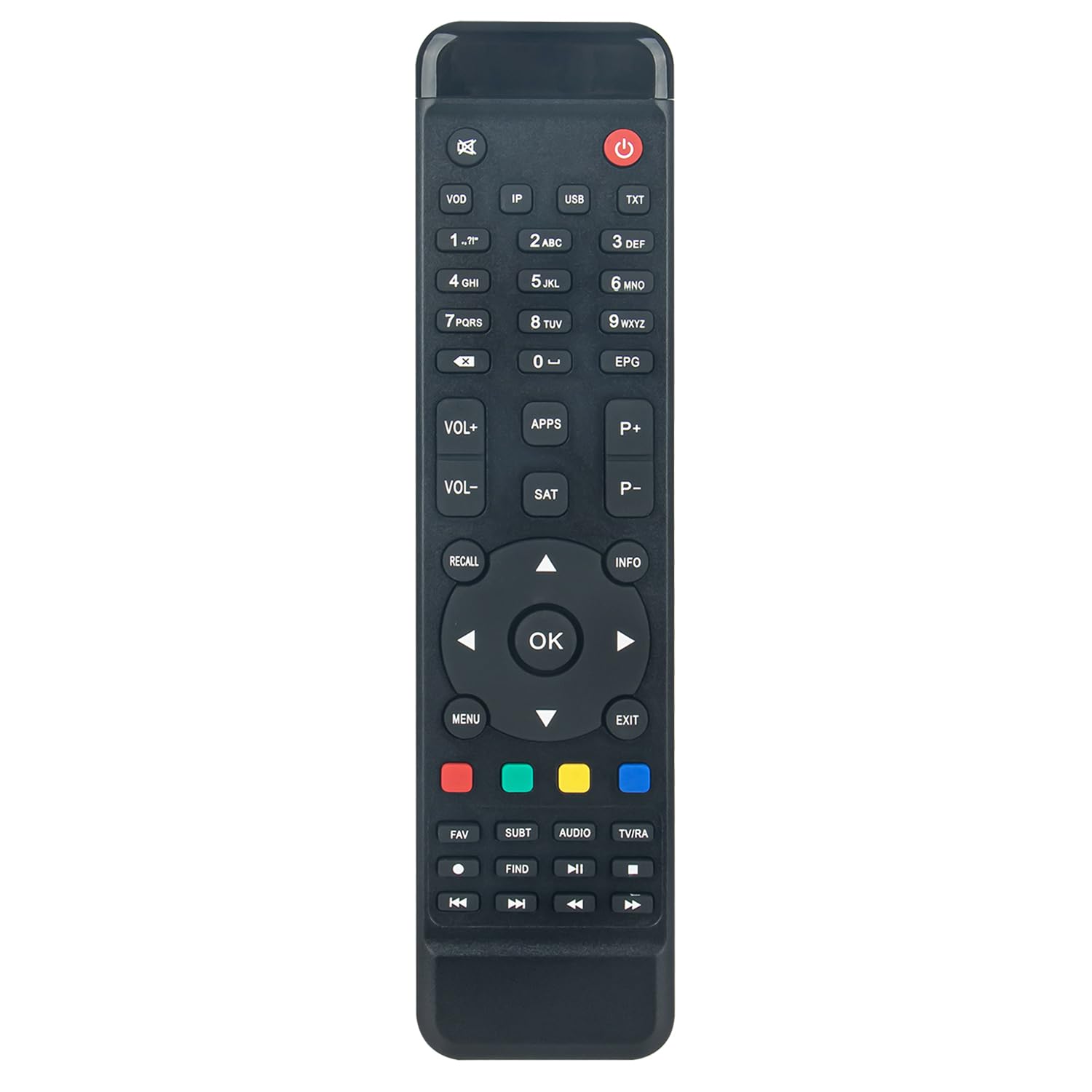 VINABTY Replacement Remote Control fit for Spider Receiver T265 Gold/Elite/Extra; T700 S300 ; S300+ Pro