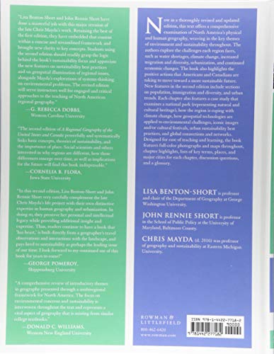 A Regional Geography of the United States and Canada: Toward a Sustainable Future