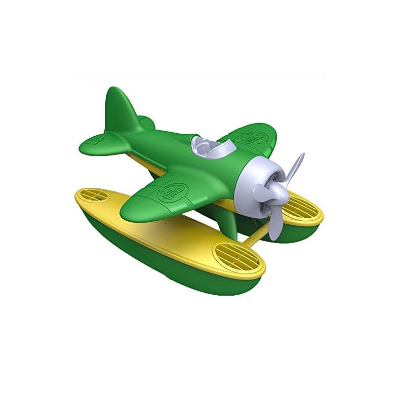 Green Toys Seaplane in Green Color – BPA Free, Phthalate Free Floatplane for Improving Pincers Grip. Toys and Games ,9 x…