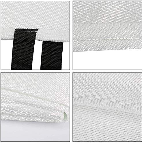 Tonyko Fiberglass Fire Blanket for Emergency Surival, Flame Retardant Protection and Heat Insulation with Various Sizes(3Pack (39.3×39.3 inches))