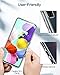 ESR Mimic Case Compatible for The Galaxy A51 9H Tempered Glass Back Cover [Mimics The Glass Back][Scratch-Resistant] + Soft Silicone Bumper [Shock Absorption] for The Samsung Galaxy A51, Clear