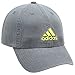 adidas Men's Ultimate Relaxed Adjustable Cotton Cap, Onix/Shock Slime/Grey, One Size