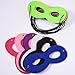 Blulu 20 Pieces Superhero Masks Eye Masks Felt Cosplay Masks Half Masks Party Masks with Elastic Rope for Party, Multicolor