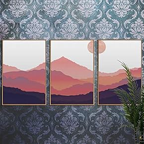 3 Piece Framed Canvas Wall Art for Living Room, Bedroom Nordic Style Theme Canvas Prints for Home Decoration Ready to Hang - 16"x24"x3 Panels