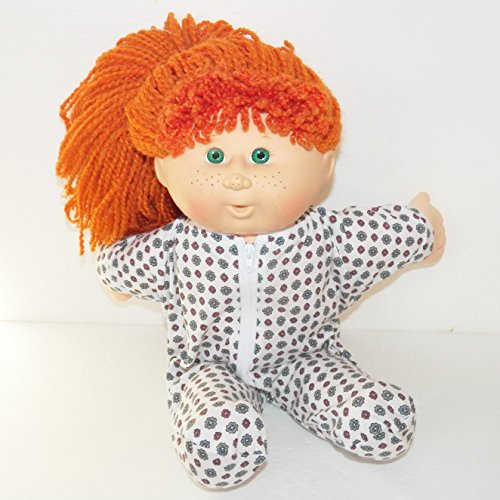 Cabbage Patch KIDS 16 inch Doll Clothes handmade white red grey flower pajamas