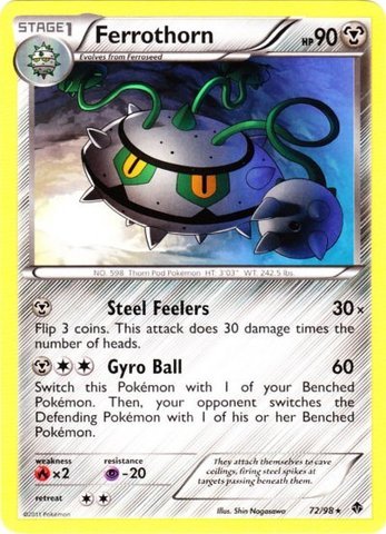 Pokemon - Ferrothorn (72) - Emerging Powers