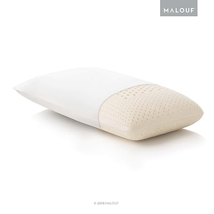 Z By Malouf 100 Natural Talalay Latex Zoned Pillow Amazon Co Uk