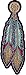 SET OF 2 TRIBAL FEATHERS Indian Embroidered 2 PC Biker Patch