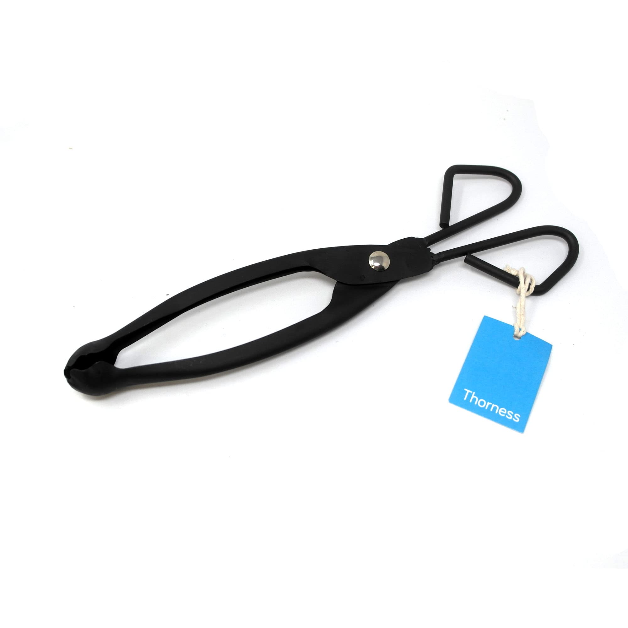 Traditional Black Metal Lightweight Fireplace Log Tong |Coal Tongs for fire | Wood Burner Tongs | fire Tongs | Fireplace Tongs | fire Tong |Log Tongues