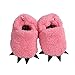 Vanbuy Baby Boys Girls Bear Paw Animal Winter Slippers Boots Infant Crib Shoes WB28-Watermelon Red-L