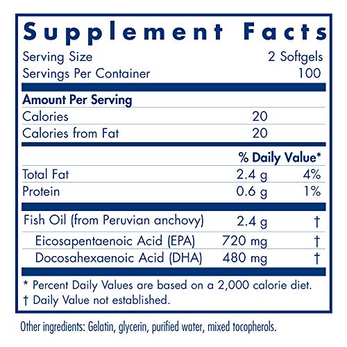Allergy Research Group Super EPA Omega 3 Fish Oil, Sustainably