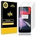 [3 Pack] LK Screen Protector for Oneplus 6, [Full Coverage] [Bubble-Free] HD Clear Flexible Film with Lifetime Replacement Warranty