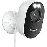 REOLINK Wireless Outdoor Security Camera Lumus 2K, Upgraded 4MP Spotlight Color Night Vision, 2.4/5GHz Dual-Band WiFi Plug in Camera, Smart Person/Vehicle/Animal Detection, Two-Way Talk, Local Storage